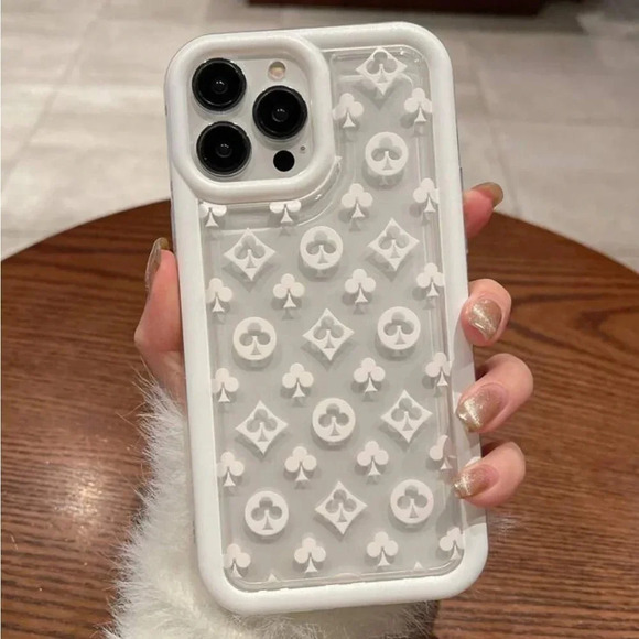 ⚠️Clearance iPhone 12/Pro/Pro Max White Club Deck Of Cards Phone Case - Picture 3 of 5